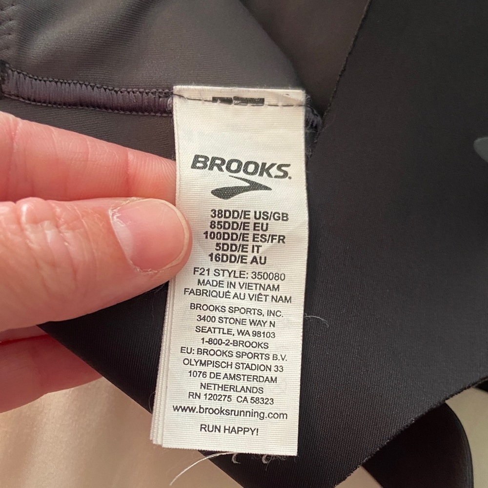 Brooks Running Black Women's Sports Bra - Picture 4 of 4